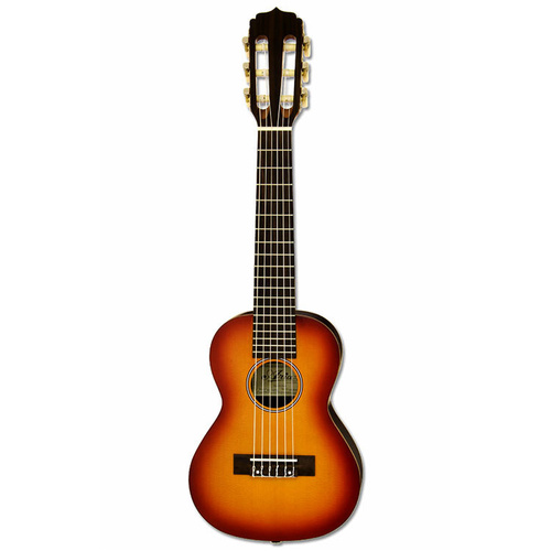 Aria G-Uke AGU160TS 6-String Guitalele in Sunburst Spruce Semi-Gloss Finish with Carry Bag