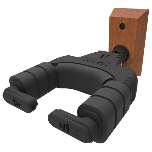 Aroma Locking Guitar Wall Hanger - Wood Screw-in Mount [AH-89W]