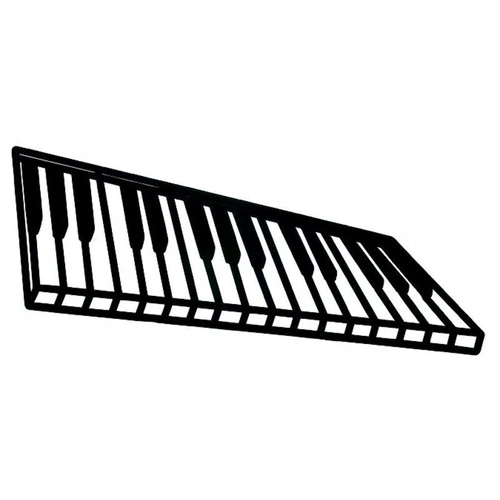 Silhouette Moulded Black Plastic Keyboard by AIM Gifts