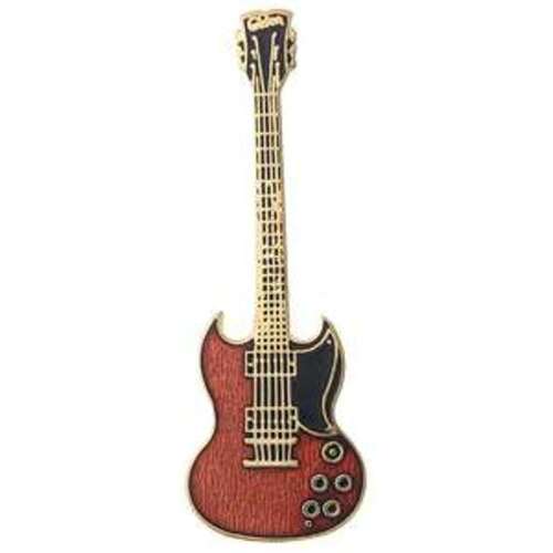 Mini Pin Sg Guitar Red