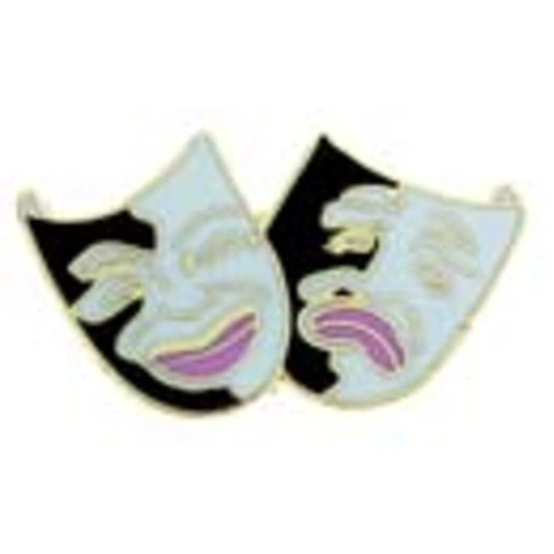 Mini Pin Comedy Tragedy by AIM Gifts