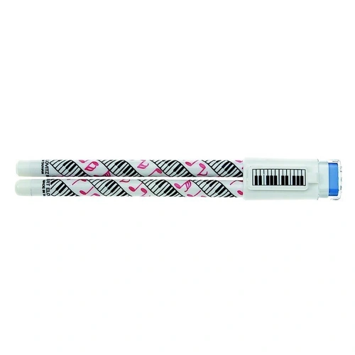 AIM Gifts Pen & Pencil Set with Double Cap for Plastic Keyboard & Notes
