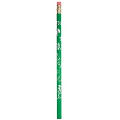 Pencil Christmas Motifs Red Or Green