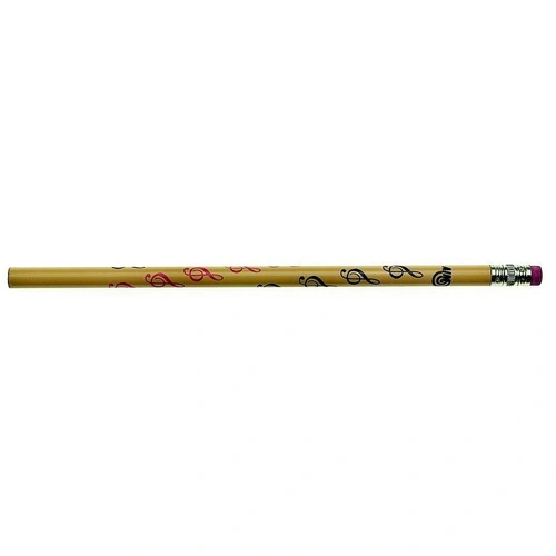 Pencil Treble Clef Assorted Colors - Stocking Filler or Gift