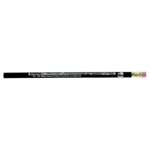 Pencil Flute Music Pencil Black & Silver