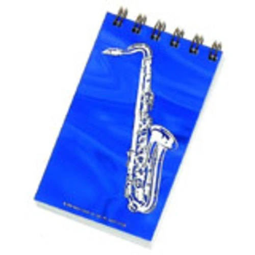 Hologram Saxophone Spiral Notebook 12.7 x 7.6cm Assorted Colors