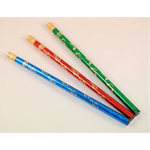 Luster Pencil with Eraser - Treble Clef Design by AIM Gifts