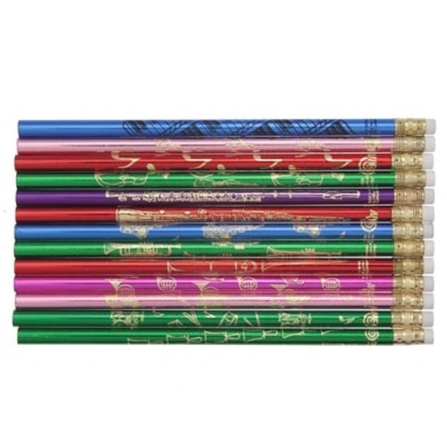 Luster Pencil Trumpet by AIM Gifts - Available in multiple colors with eraser