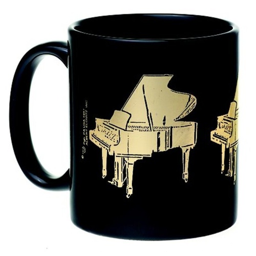 Mug Grand Piano Black and Gold