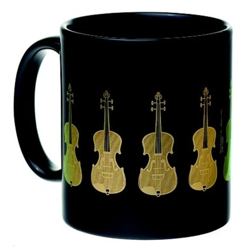 Violin Mug Black and Gold