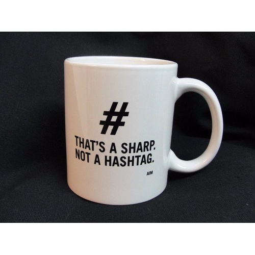 Mug # That's a Sharp Not a Hashtag