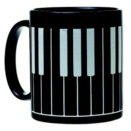 Mug Music Design Large Keyboard Black