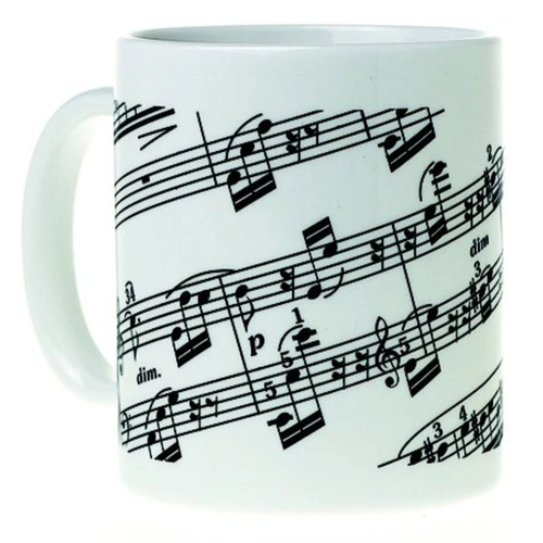 Ceramic Sheet Music Mug