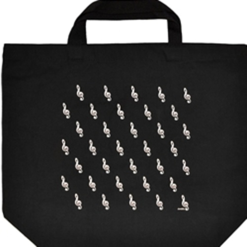 Totebag G Clef Black
