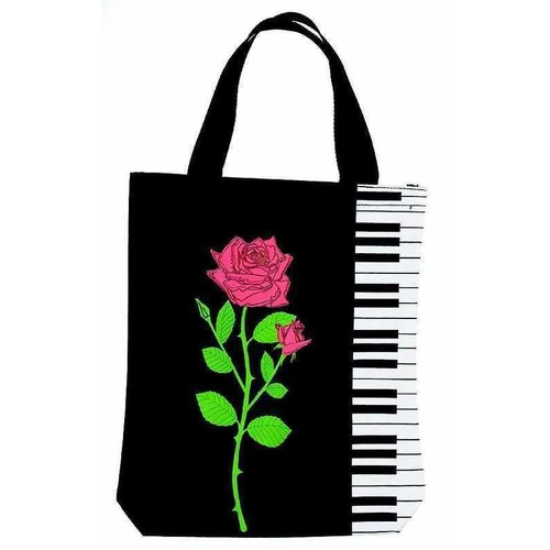 Totebag Keyboard with Rose by AIM Gifts