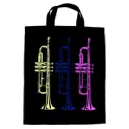 Extra Large Totebag Three Colour Trumpet