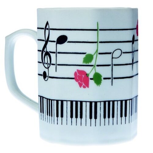 Mug Keyboard With Rose Octagon