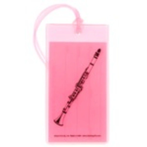 Clarinet ID Tag - Soft Rubberized Plastic