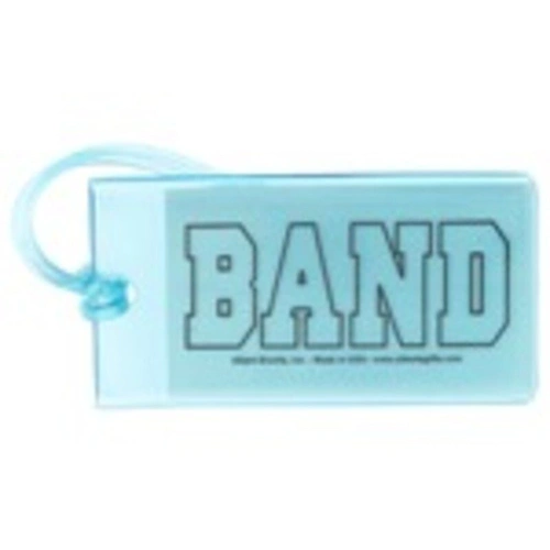 Customizable Soft Rubber ID Bag Tag - Band
