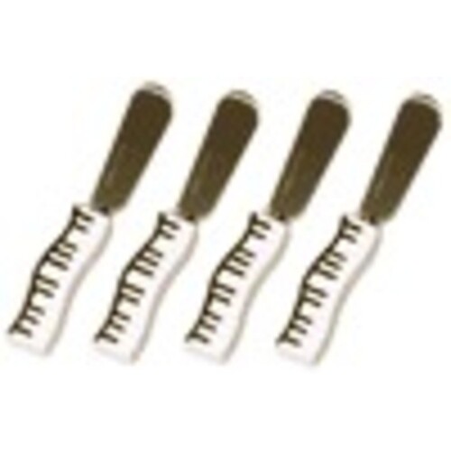 Butter Spreaders Wavy Keyboard Handle Set Of 4 