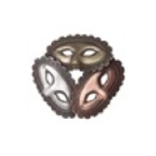Tri Colour Music Pin Masquerade Masks
