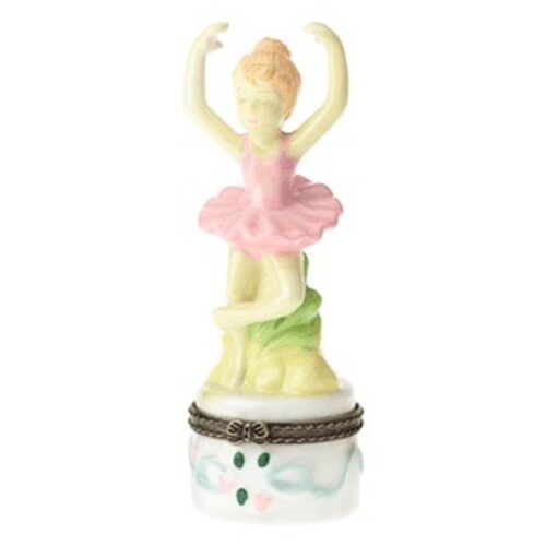 Hinged Box Porcelain Ballerina