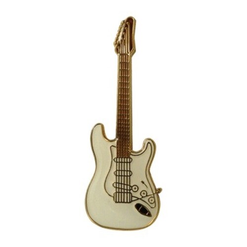 Mini Pin Strat Guitar White