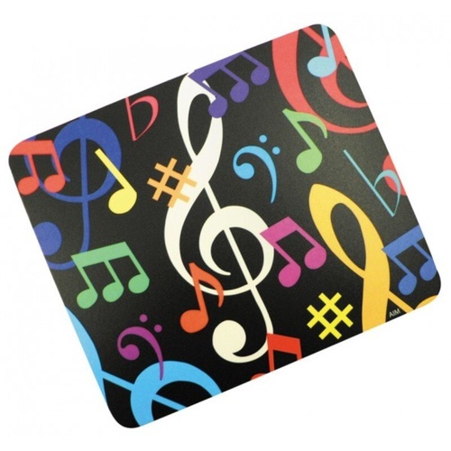 Music Notes Multi Color Mouse Pad