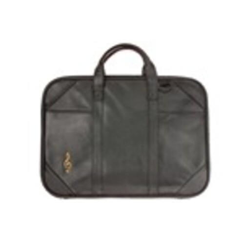 Leather Briefcase G Clef 