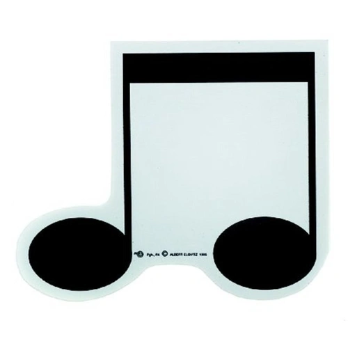 Sticky Note Pad - 8th Note Shape, 15 Sheets by AIM Gifts