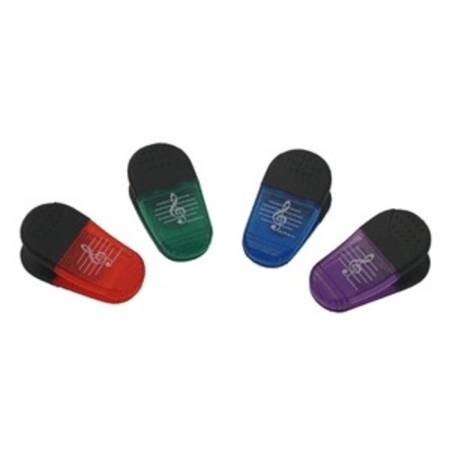 Magnetic Power Clip Treble Clef - Assorted Colours
