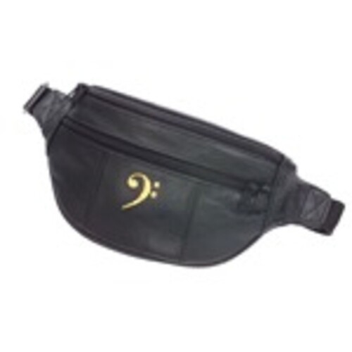 Leather Fanny Pack Bass Clef