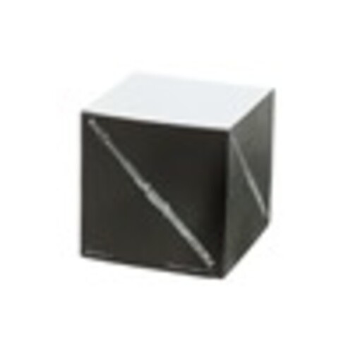 Square Memo Cube Flute White/Black