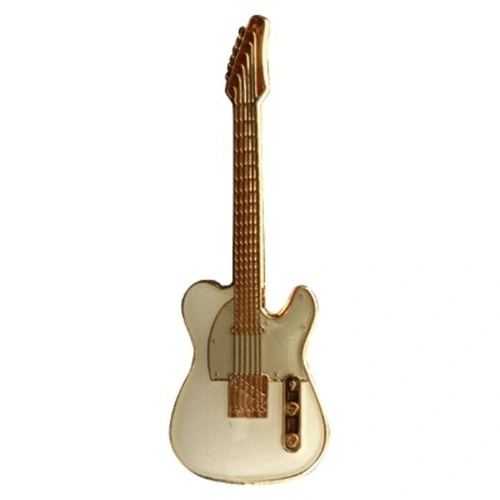 Mini Pin Tele Guitar - White