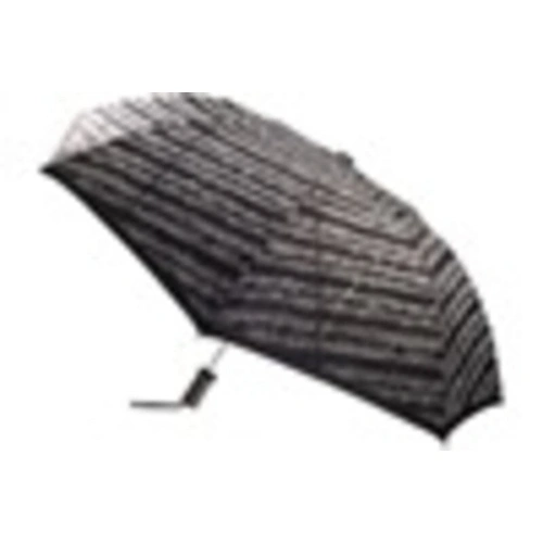 White Mini Travel Umbrella - Sheet Music Design