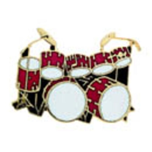Mini Pin Double Bass Drum Set Red