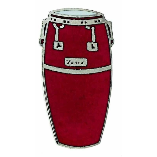 Mini Pin Conga Drum - Red