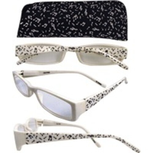 Reading Glasses Notes White +1.75