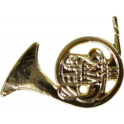 Mini French Horn Enamel Pin 4-5 cm