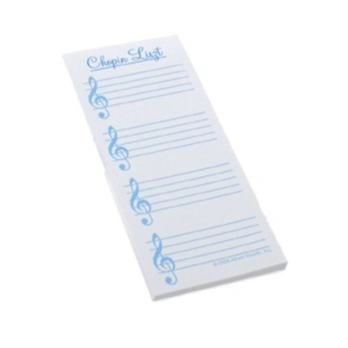Magnetic Memo Pad for Musicians - Chopin Liszt