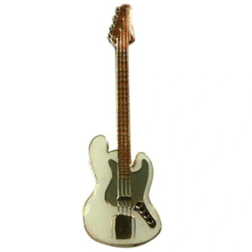 Mini Pin J Bass Guitar - White