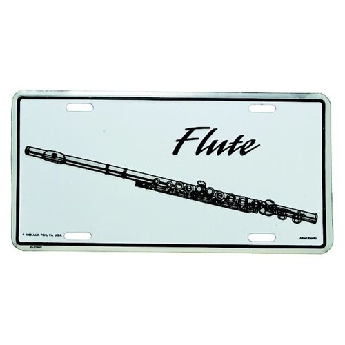 Licence Plate Flute