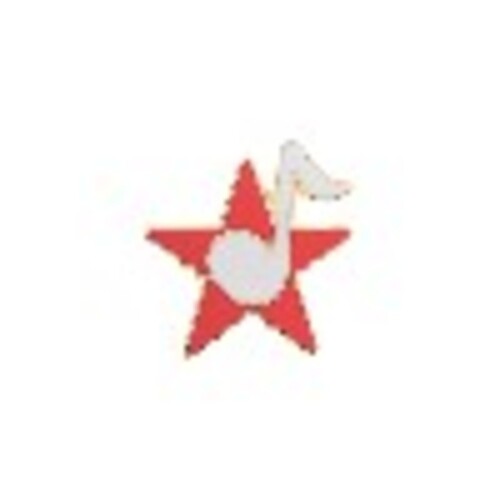 Mini Pin Star With 8th Note Assorted Colors