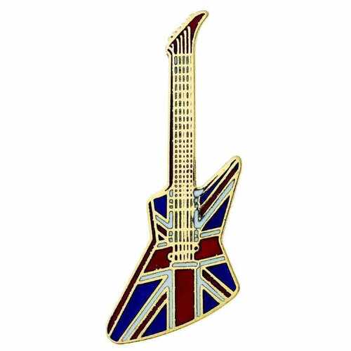 Mini Pin Explorer Guitar British Flag