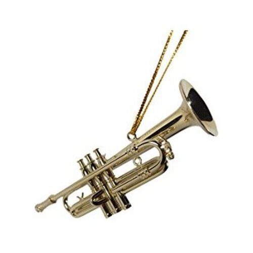 Mini Trumpet Ornament (4.5")