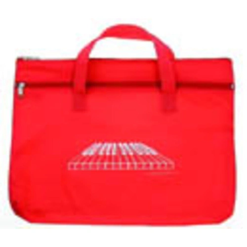 Dbl Zipper Portfolio Keyboard 16"x12" Red