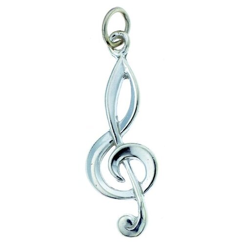 Sterling Silver Charm G Clef