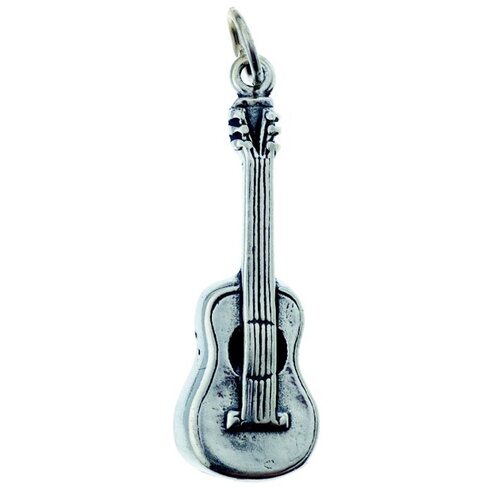 Sterling Silver Charm Guitar