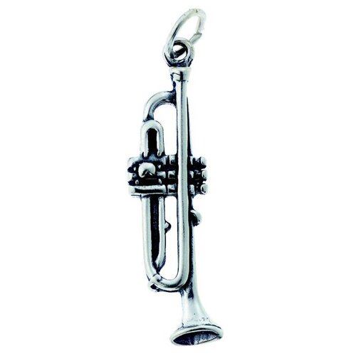 Sterling Silver Charm Trumpet