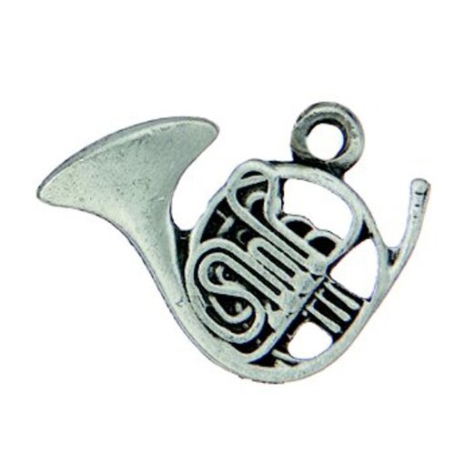 Keychain Pewter French Horn